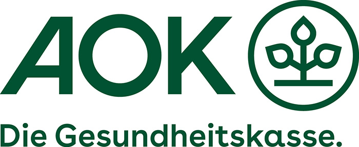 AOK-Logo mit Deskriptor